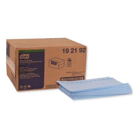 Tork 13 x 24 in. Antimicrobial Foodservice Wiper Cloth, Blue TRK192192